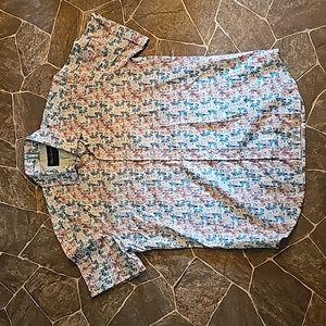 Men's Short Sleeve Button Up Size XL